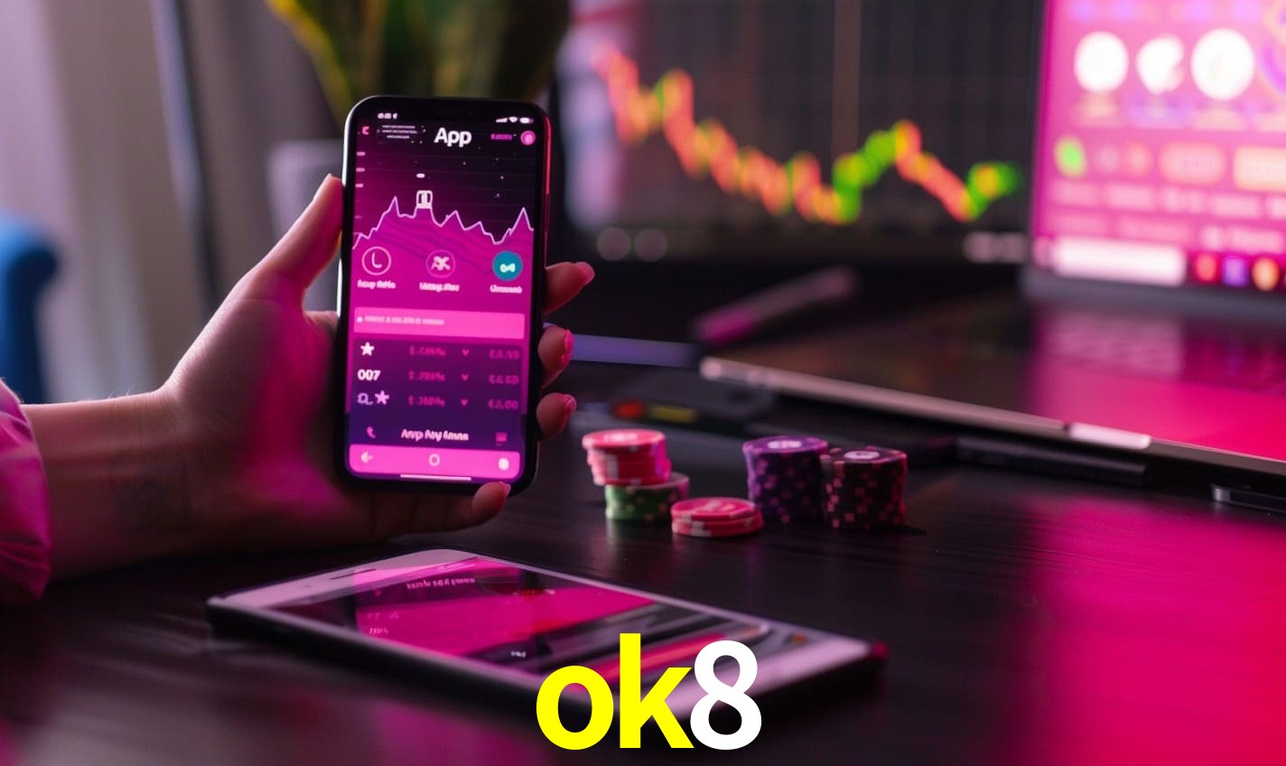 Comparação APP mobile vs versão web da ok8
